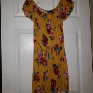 Off the shoulders Floral dress